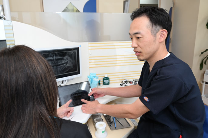 レントゲン画像を用いた検査・診断のご説明